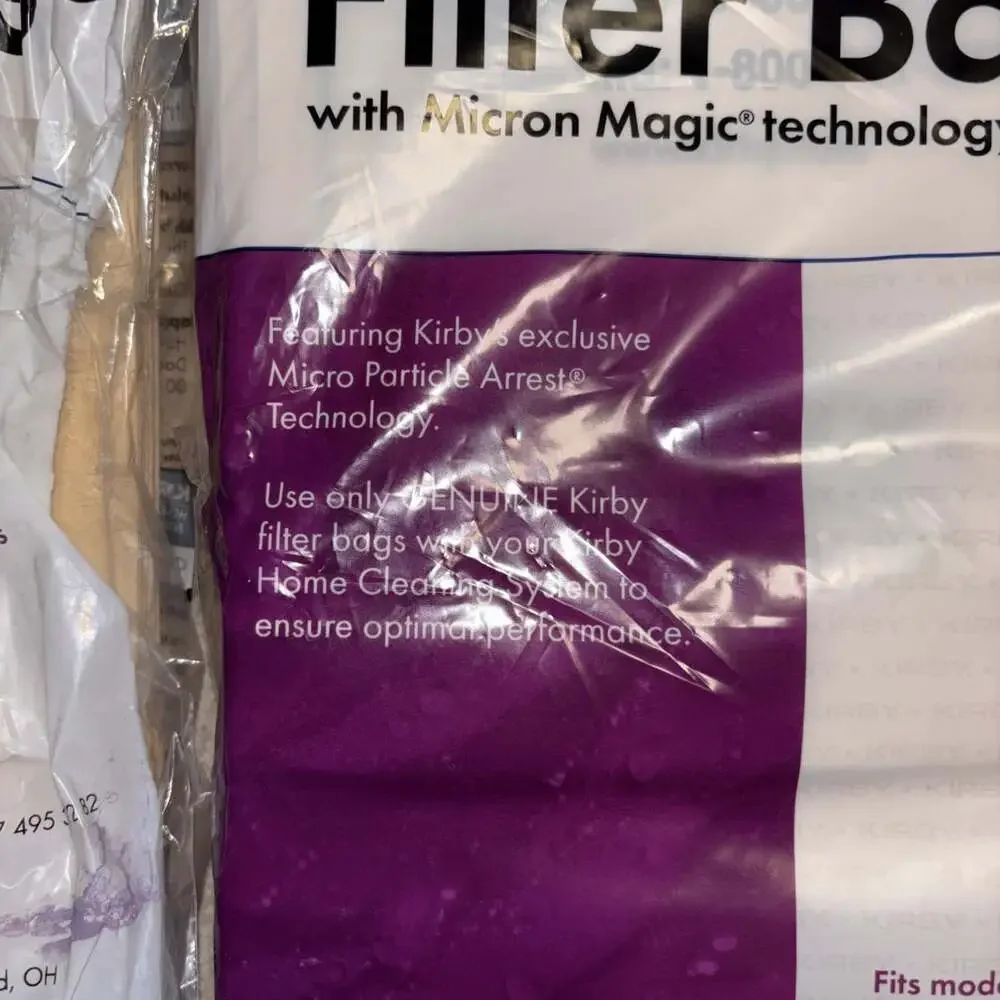 12 Genuine Kirby Micron Magic Vacuum Bags New Sealed Lot 3-Pack 9-Pack G4 G5 G6